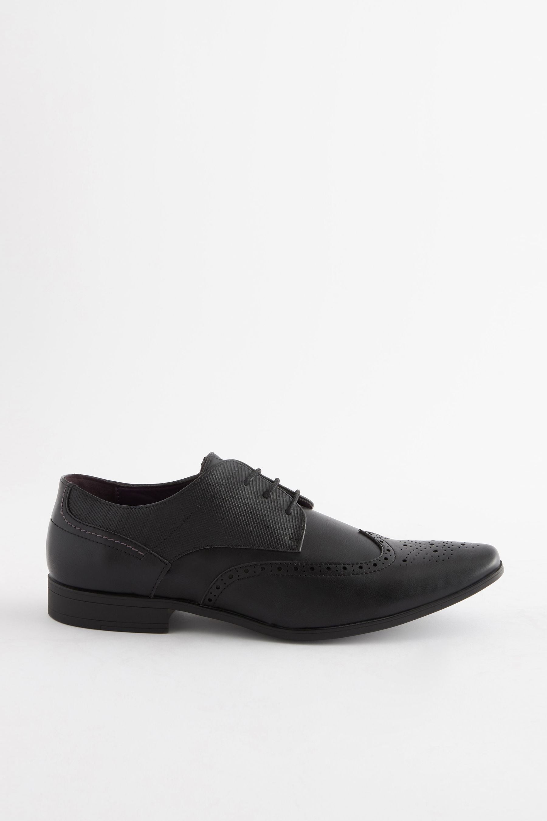 Mens wide discount fit brogue boots