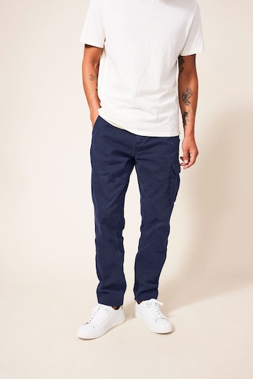 White Stuff Blue Kegworth Cargo Trousers