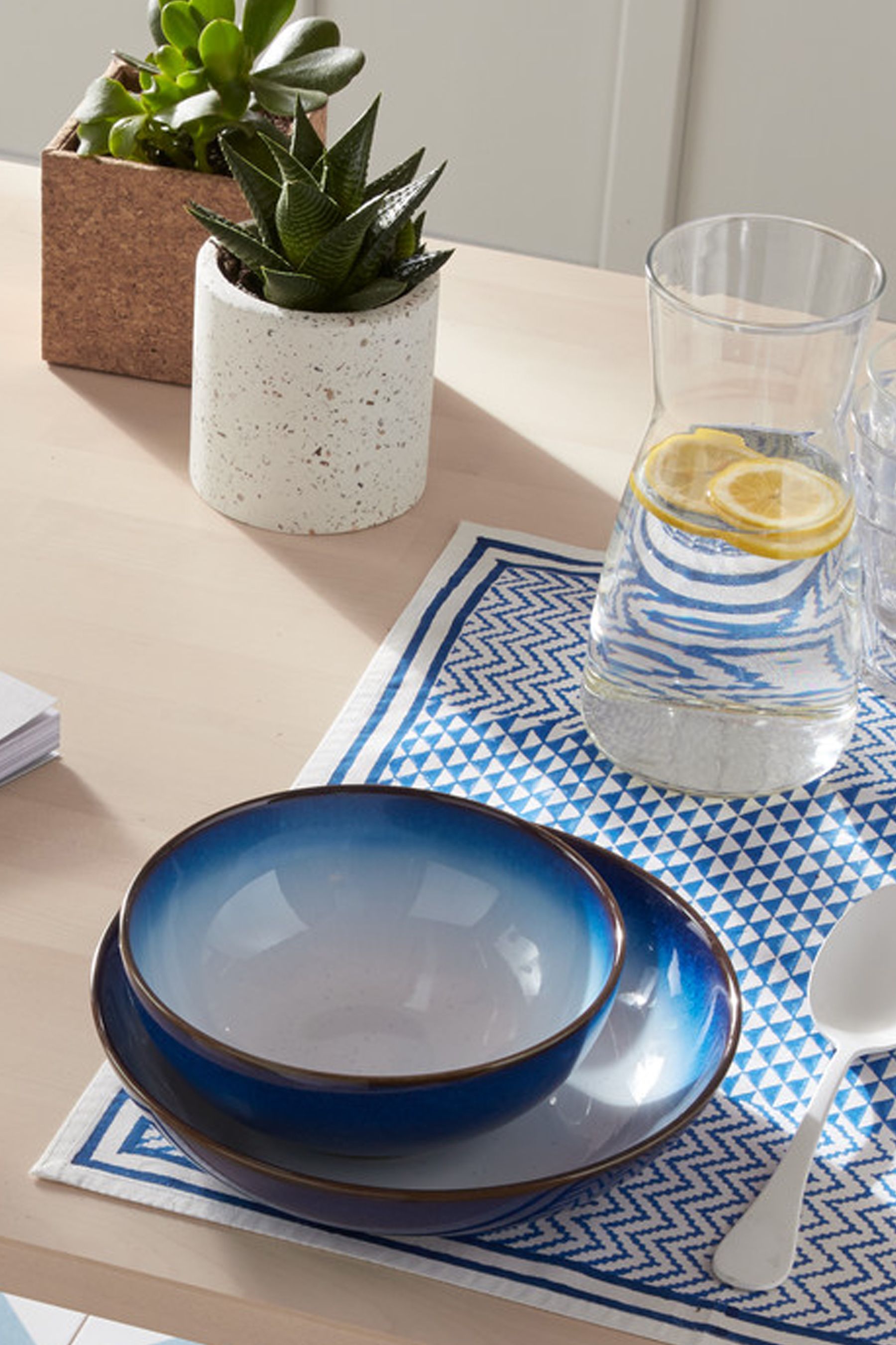 Denby blue hotsell haze dinner plates