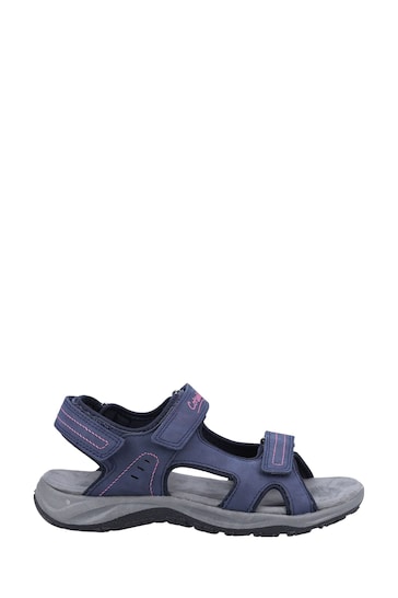 Cotswold Blue Freshford Touch Fastening Sandals