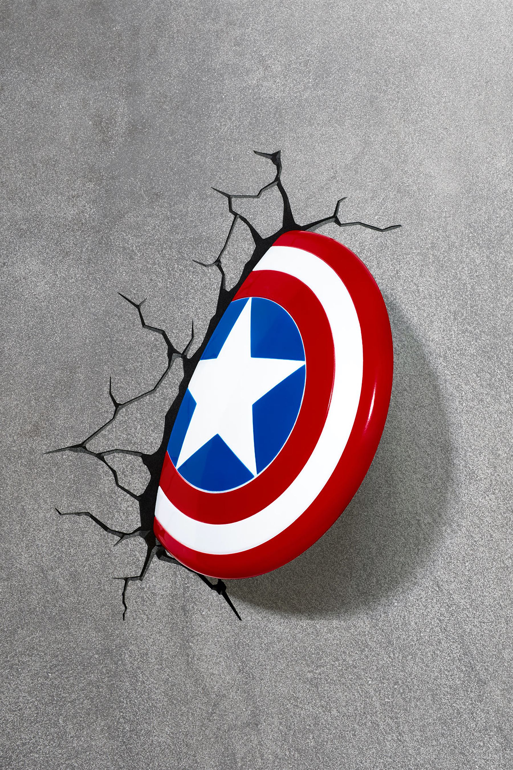 Captain america deals 3d wall light