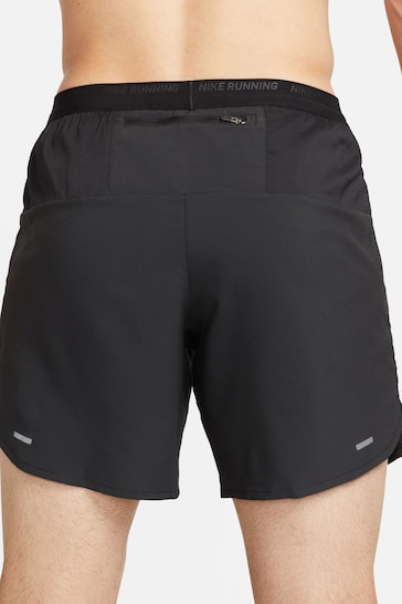 Nike Black Dri-FIT Stride 7 Inch Running Shorts
