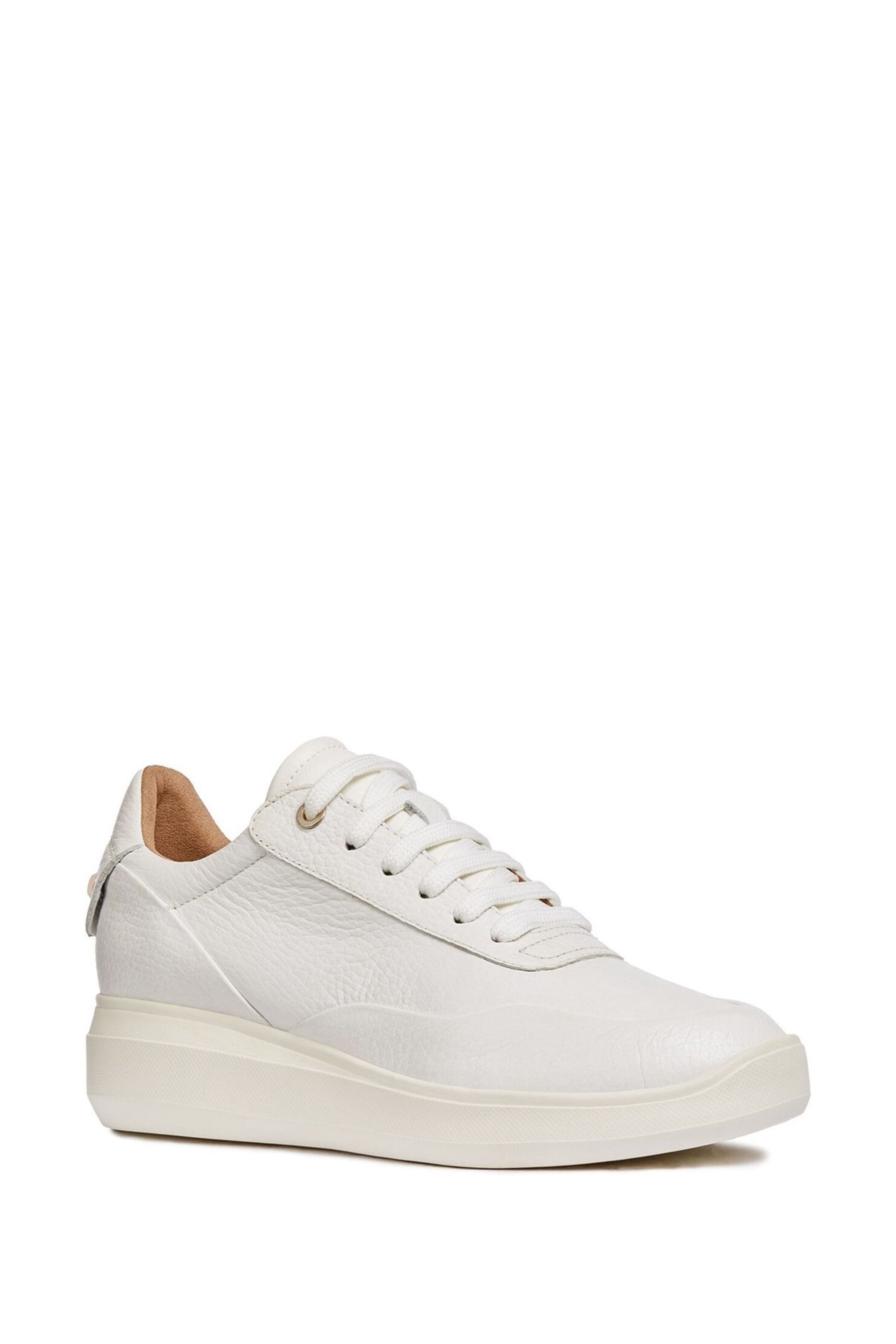 Buy Geox White Rubidia Lace Up Trainers from the Next UK online shop