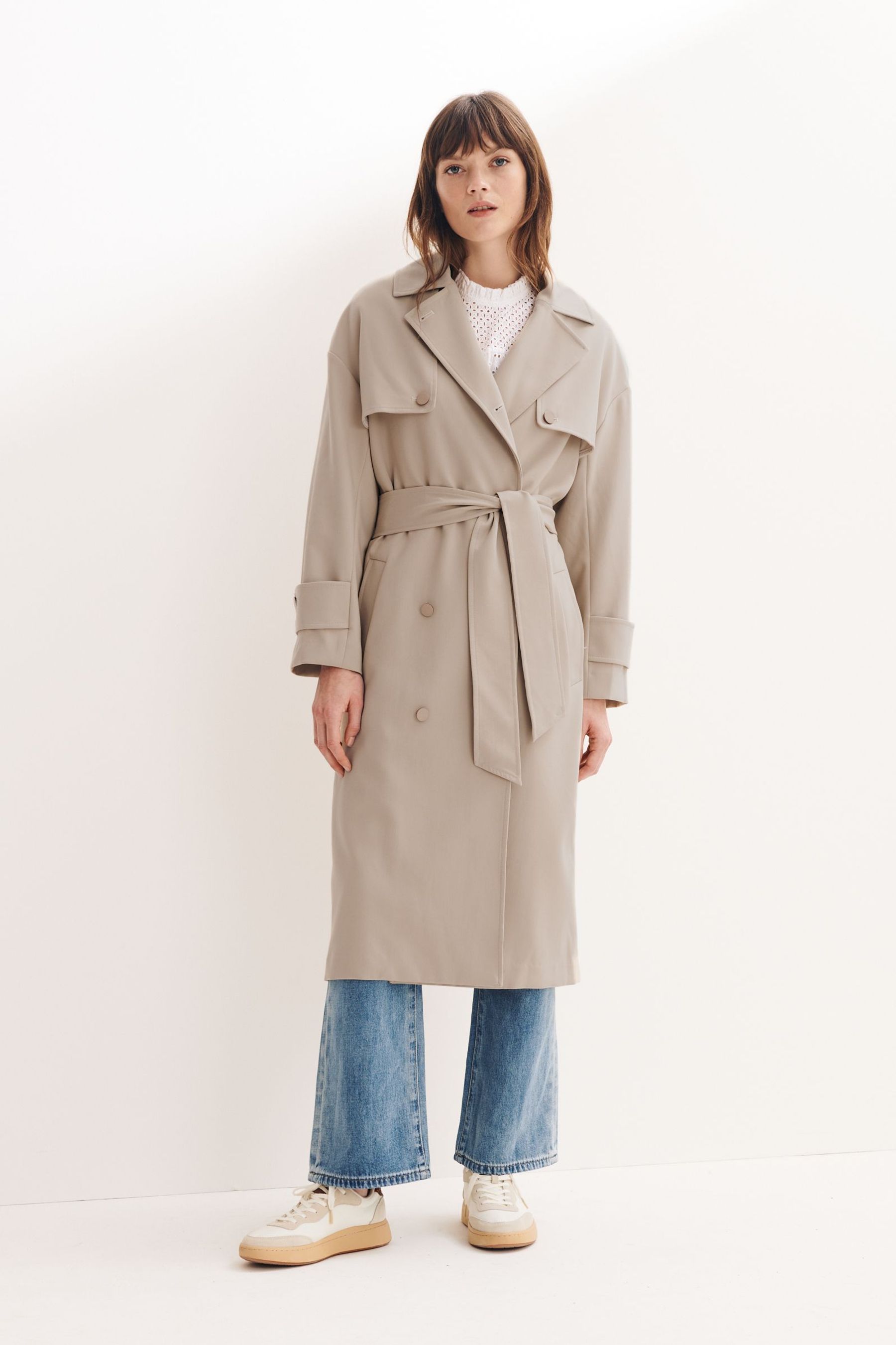Belted Trench Coat 