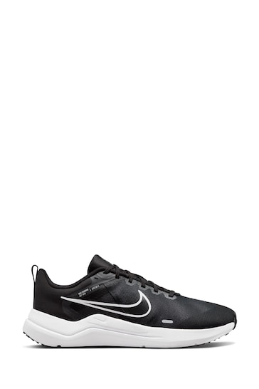 Nike Black/Grey Downshifter 12 Running Trainers