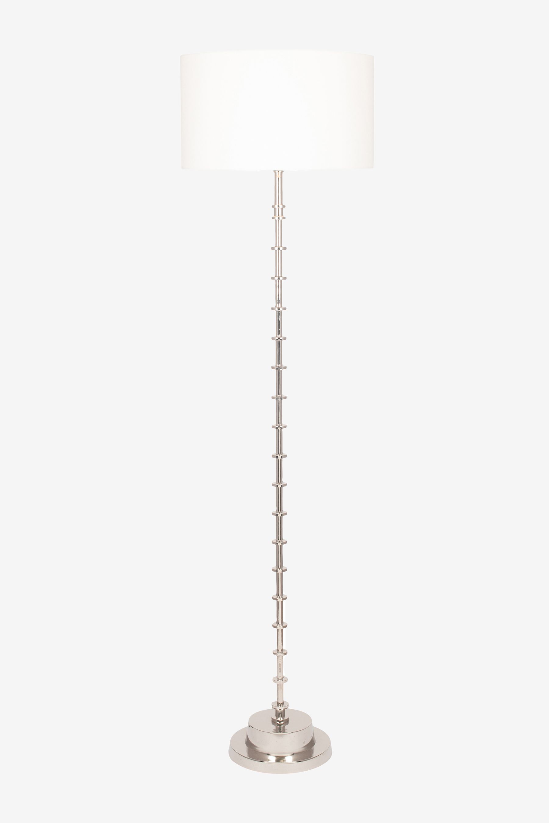 White and silver floor lamp store