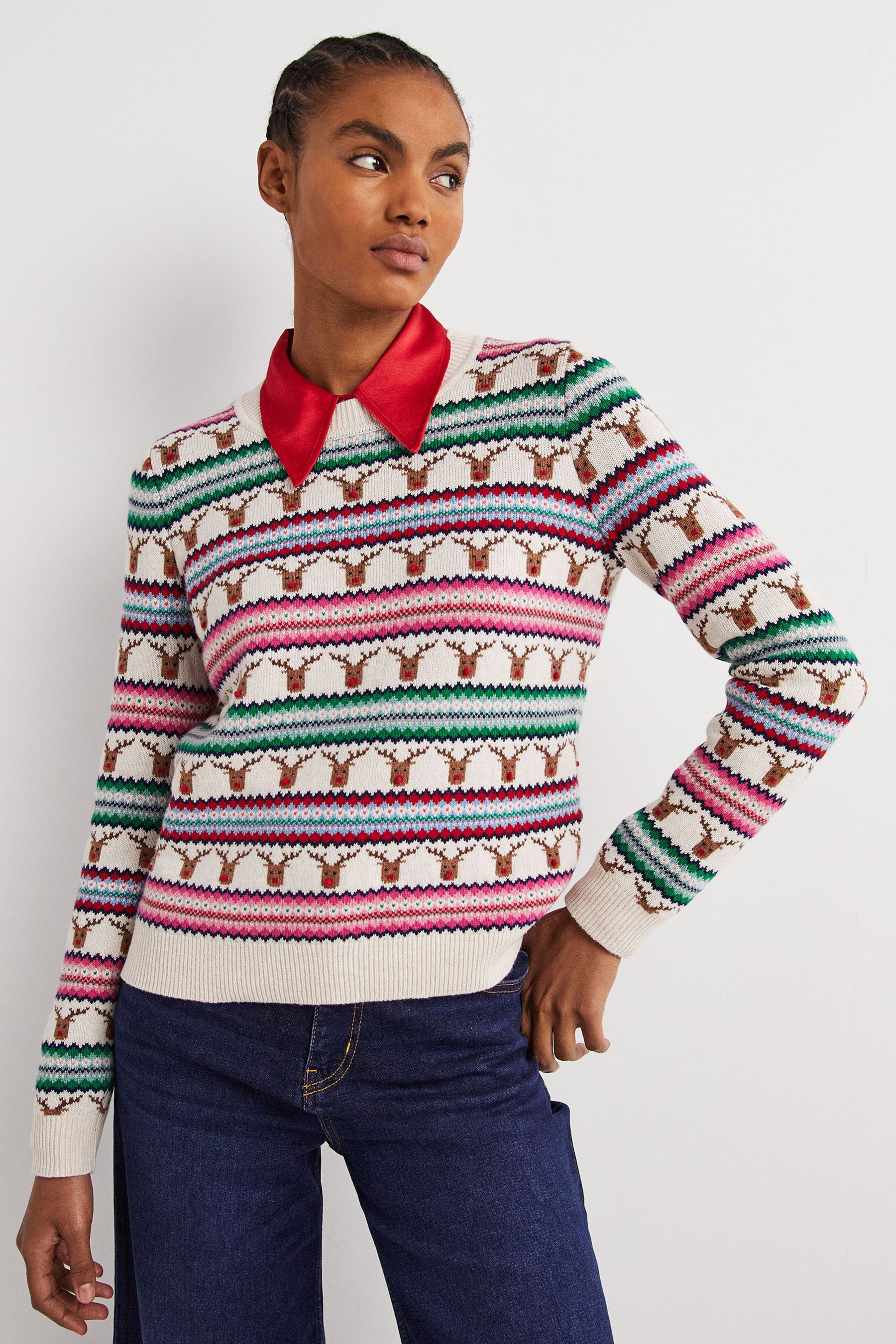 Boden ladies christmas jumpers sale