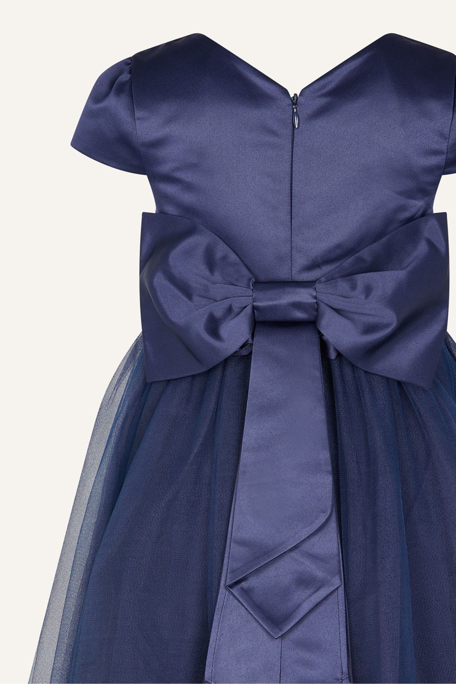 Little girl 2025 navy bridesmaid dresses