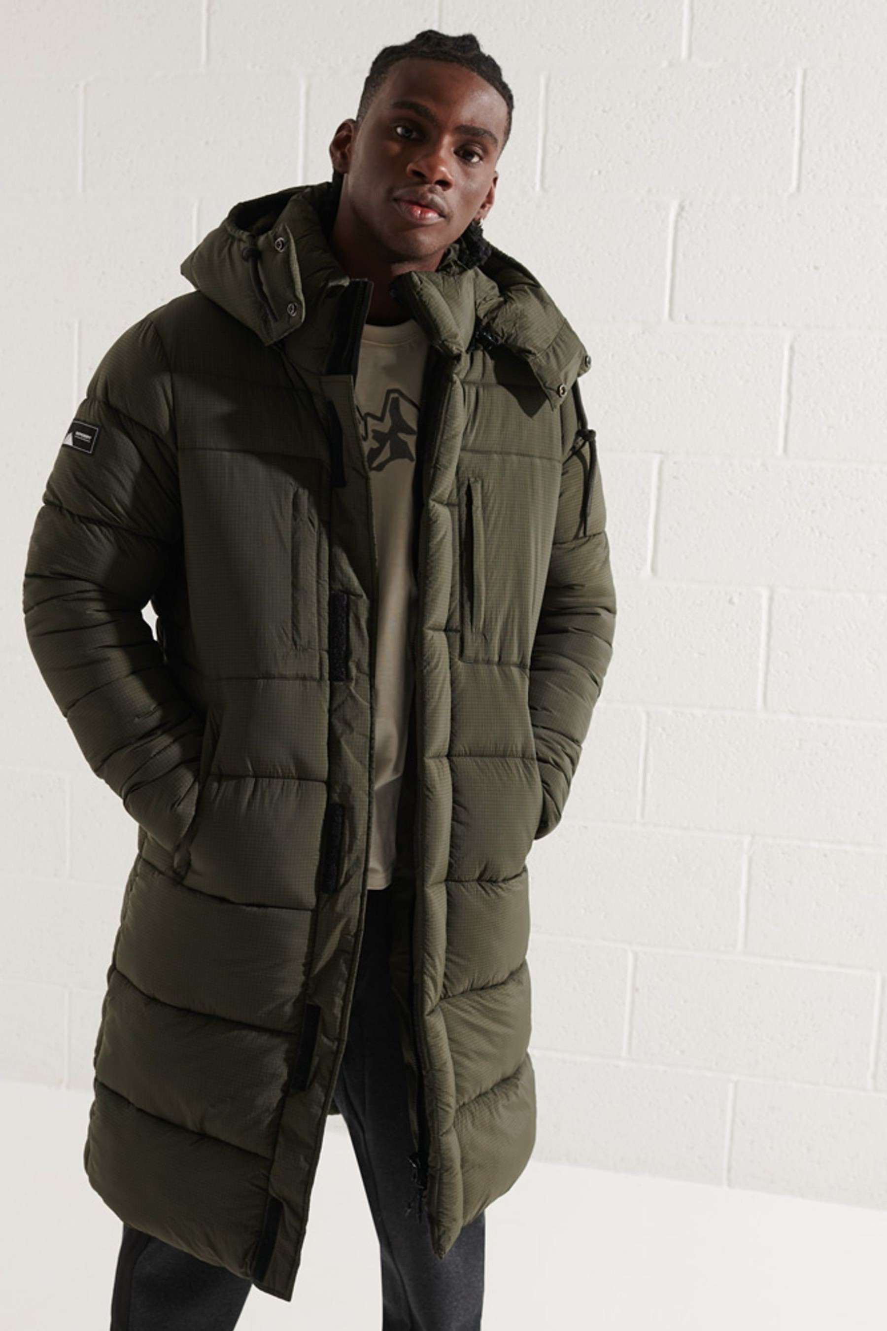 Buy Superdry Green Touchline Padded Jacket from the Next UK online shop