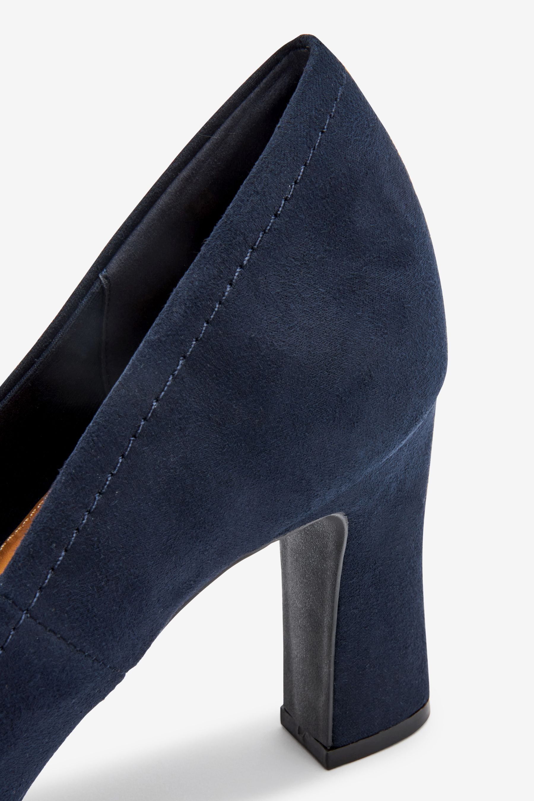 Navy blue suede court shoes uk sales