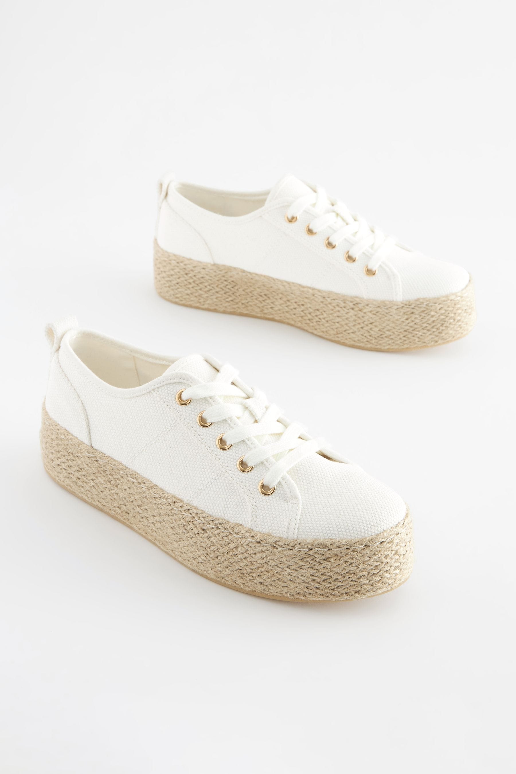 Espadrille flatform trainers hot sale