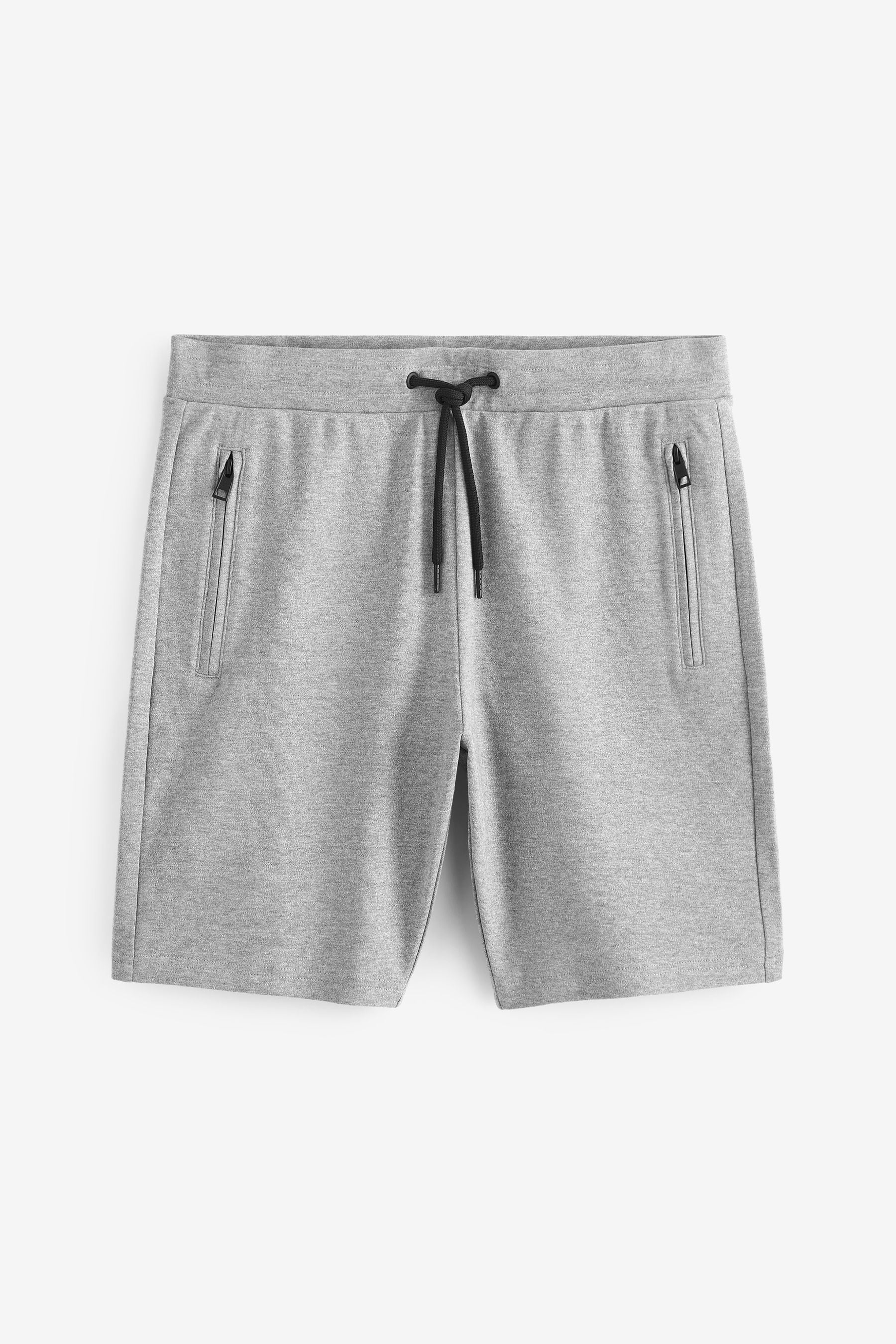 Buy Black Grey Straight Zip Pocket Jersey Shorts from the Next UK