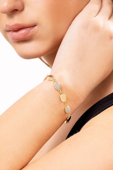Caramel Jewellery London "Be Your Own Kind Of Sparkle" Gold Tone Friendship Bracelet