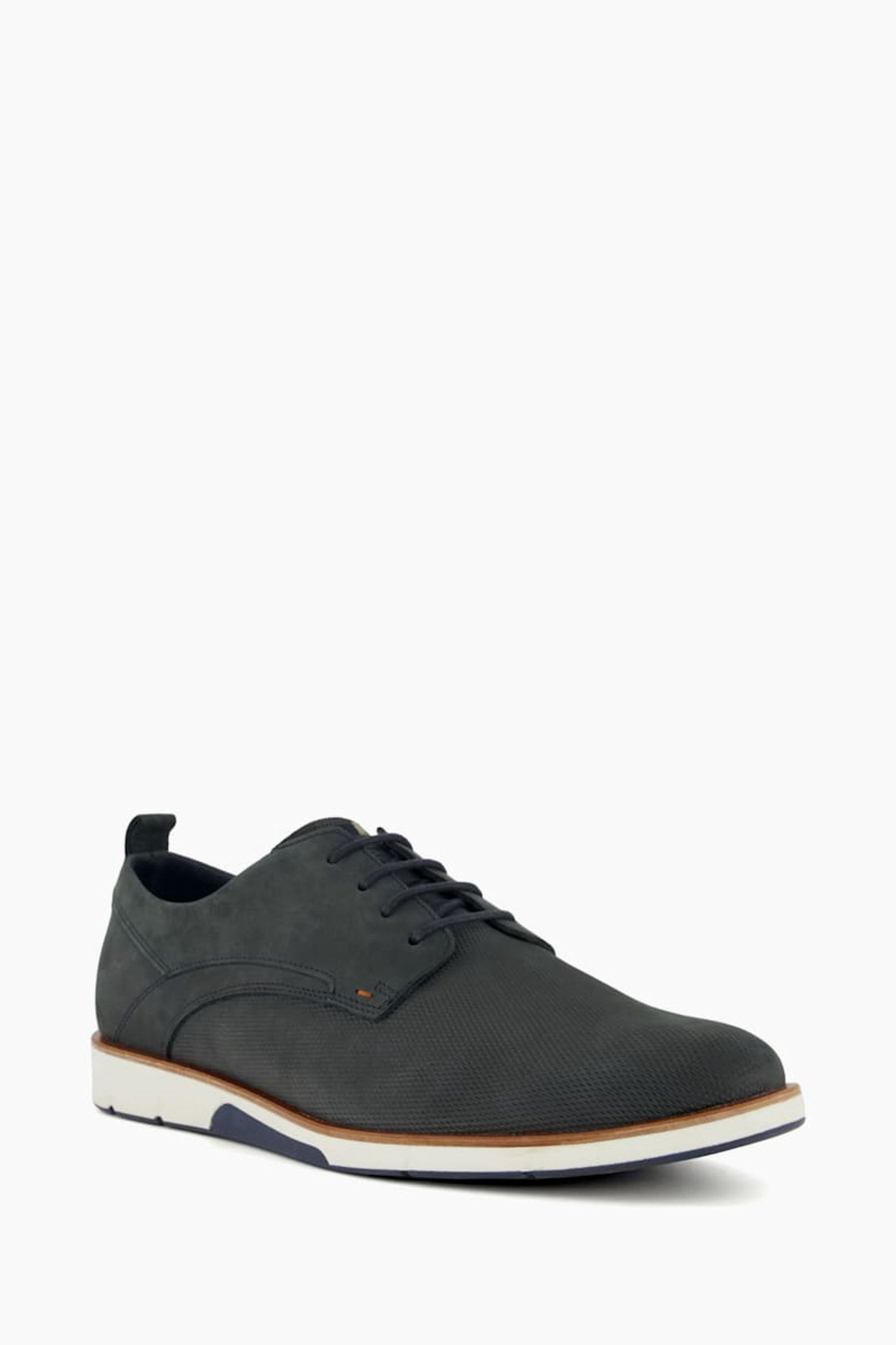 Buy Dune London Barnabey Punched Plain Derby Beige Shoes from the