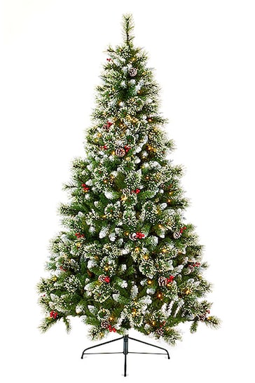 Premier Decorations Ltd Green 6ft Christmas Pine Tree Pre Lit