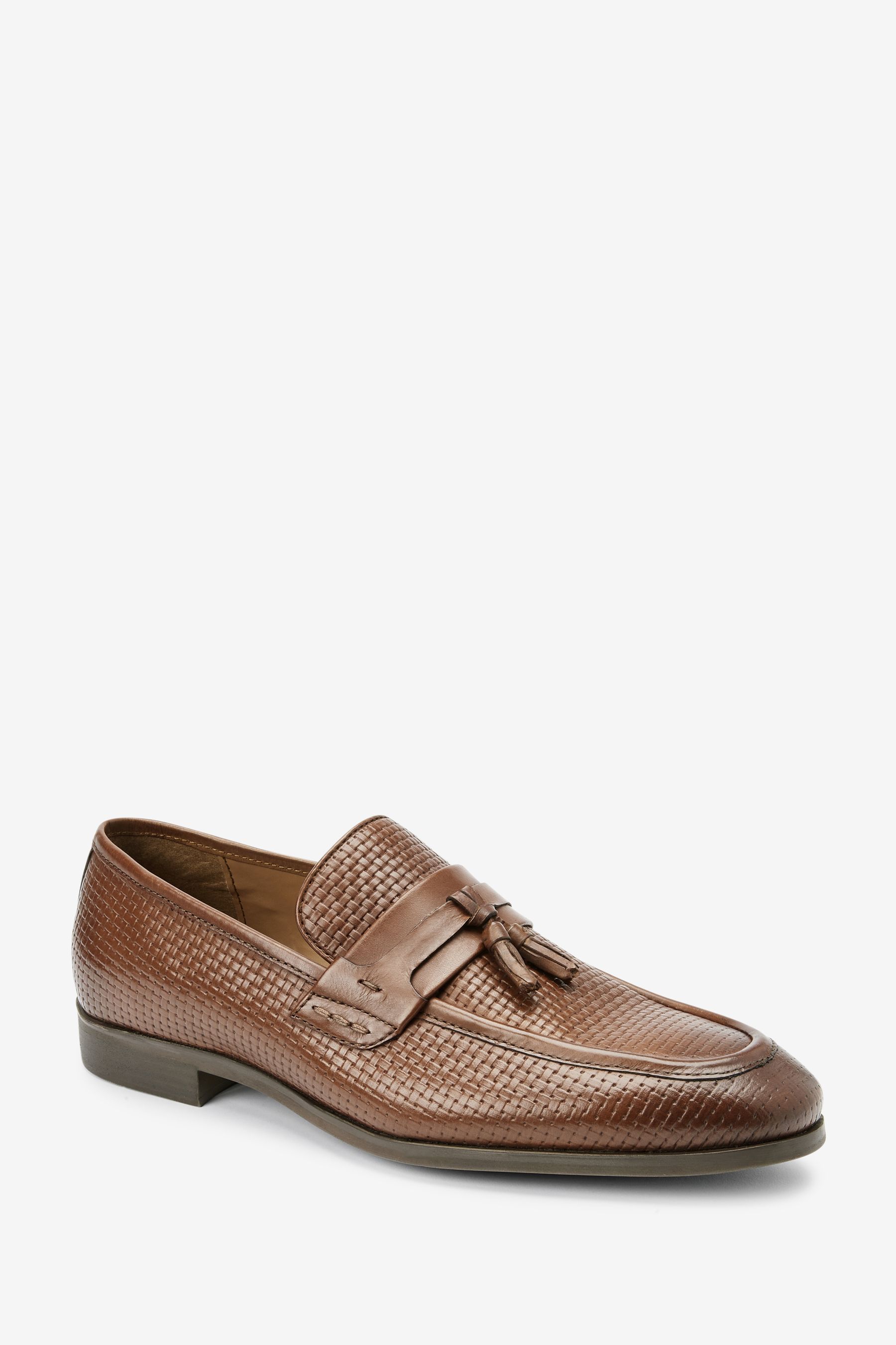 Mens tan tassel loafers hot sale
