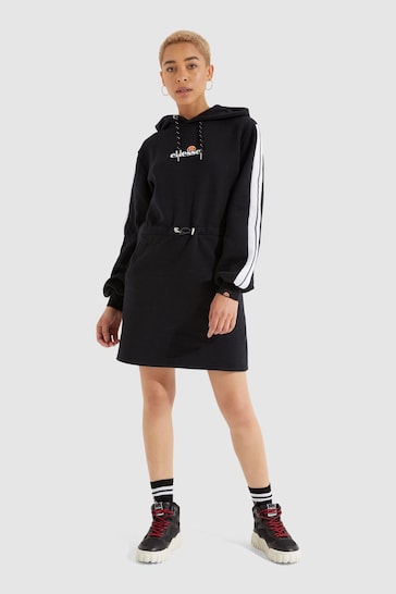 Buy Ellesse Black Siccus Hoodie Dress from the Next UK online shop
