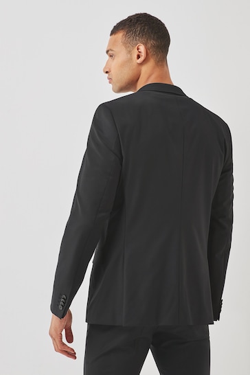 HUGO Black Performance-Stretch Slim-Fit Wool Blend Jacket