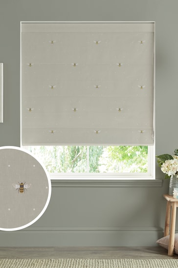 Sophie Allport Natural Bee Made To Measure Roman Blind
