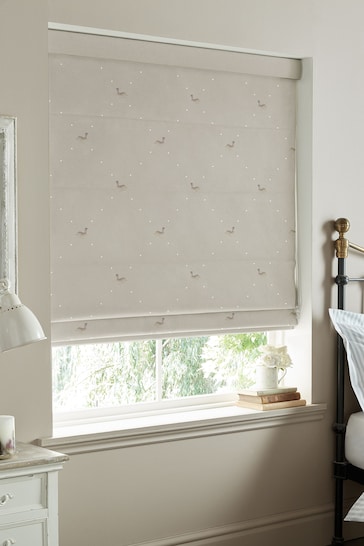 Sophie Allport Natural Hare Made To Measure Roman Blind