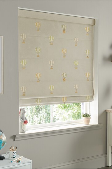 Sophie Allport Natural Kids Bears and Balloons Made To Measure Roman Blind