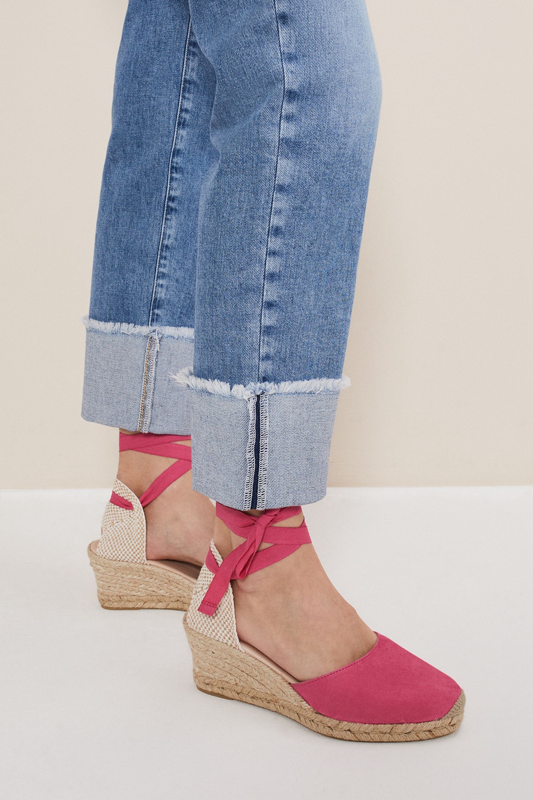 Pink espadrilles top
