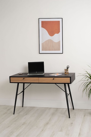 Koble Natural Anders Smart 2 Drawer Desk