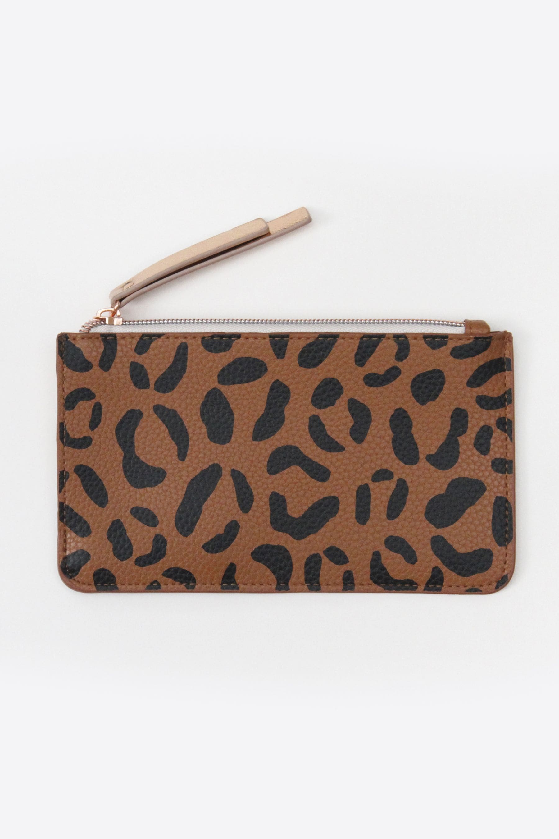 Leather Zip Long Purse Pattern Leopard Skin Background Wallet Leather :  Amazon.co.uk: Fashion