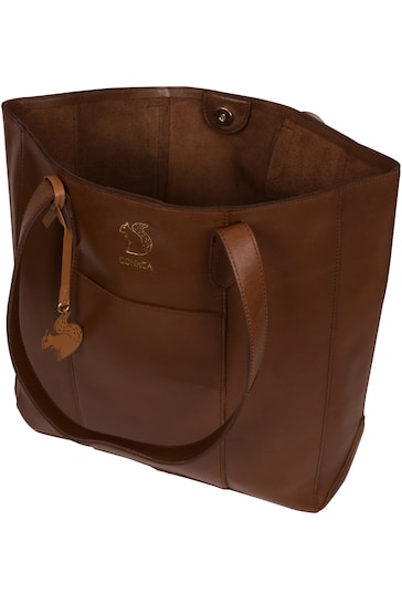 Conkca Hardy Vegetable-Tanned Leather Shopper Bag