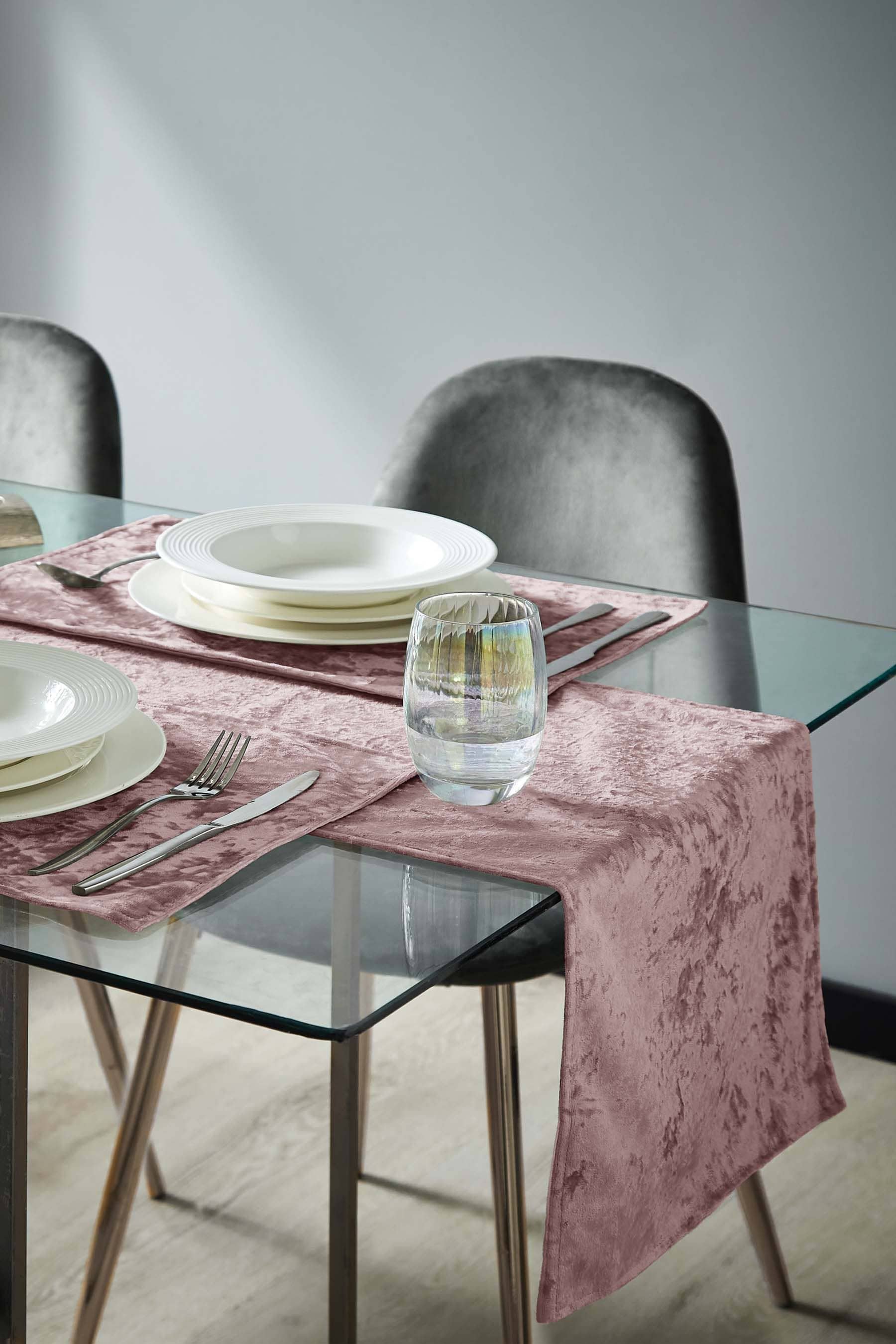 Pink deals table runner