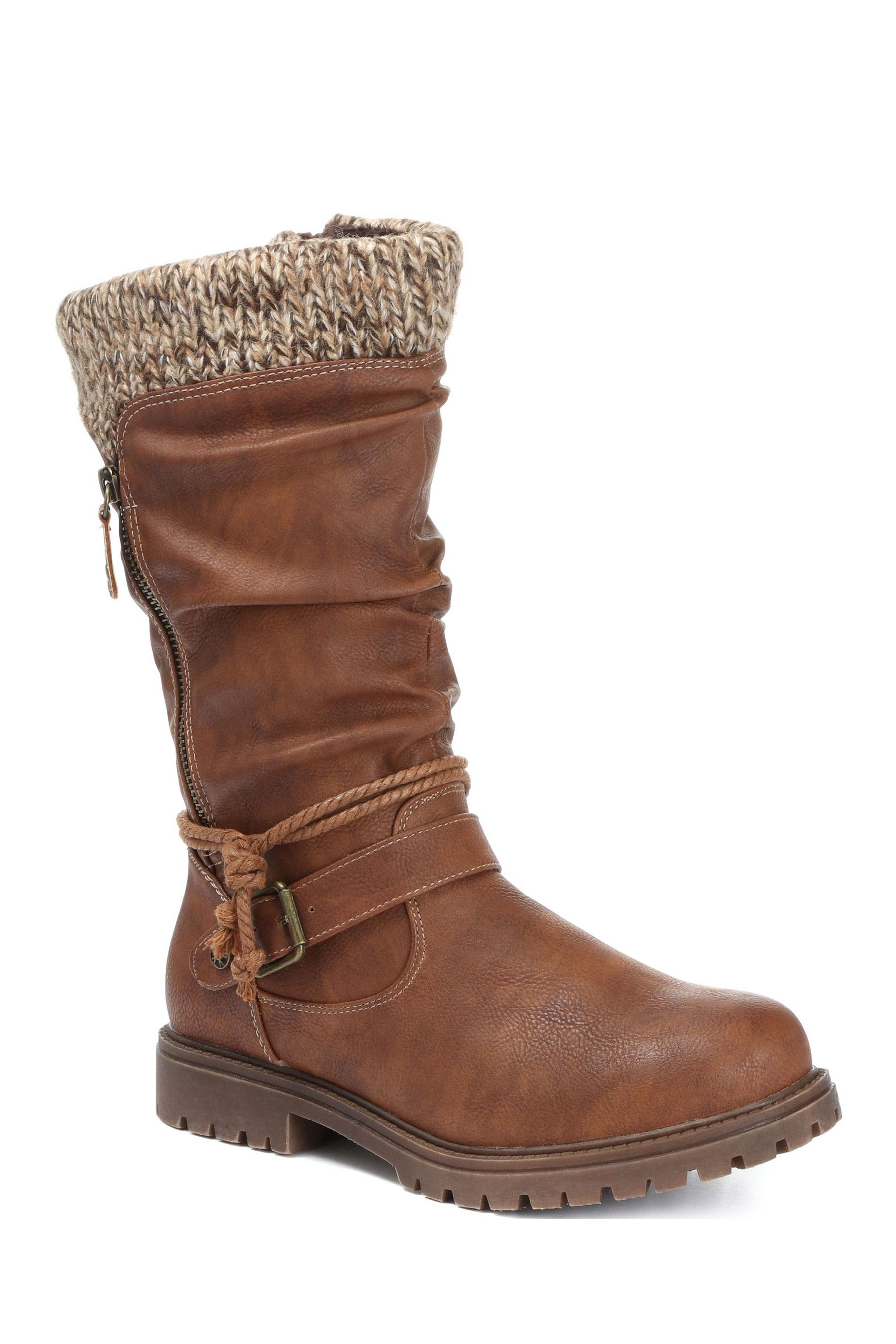 Wide calf ladies boots uk deals