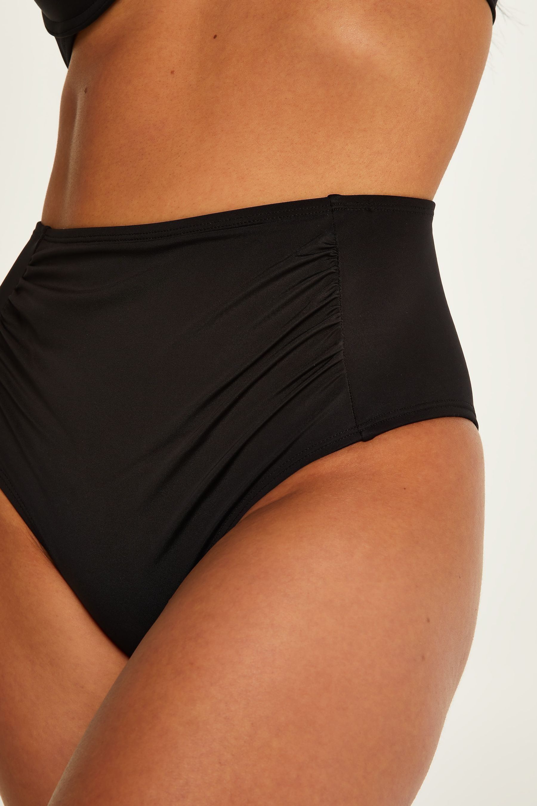 Buy Hunkemoller Black Luxe Shaping High Waist Bikini Bottoms from the Next UK online shop