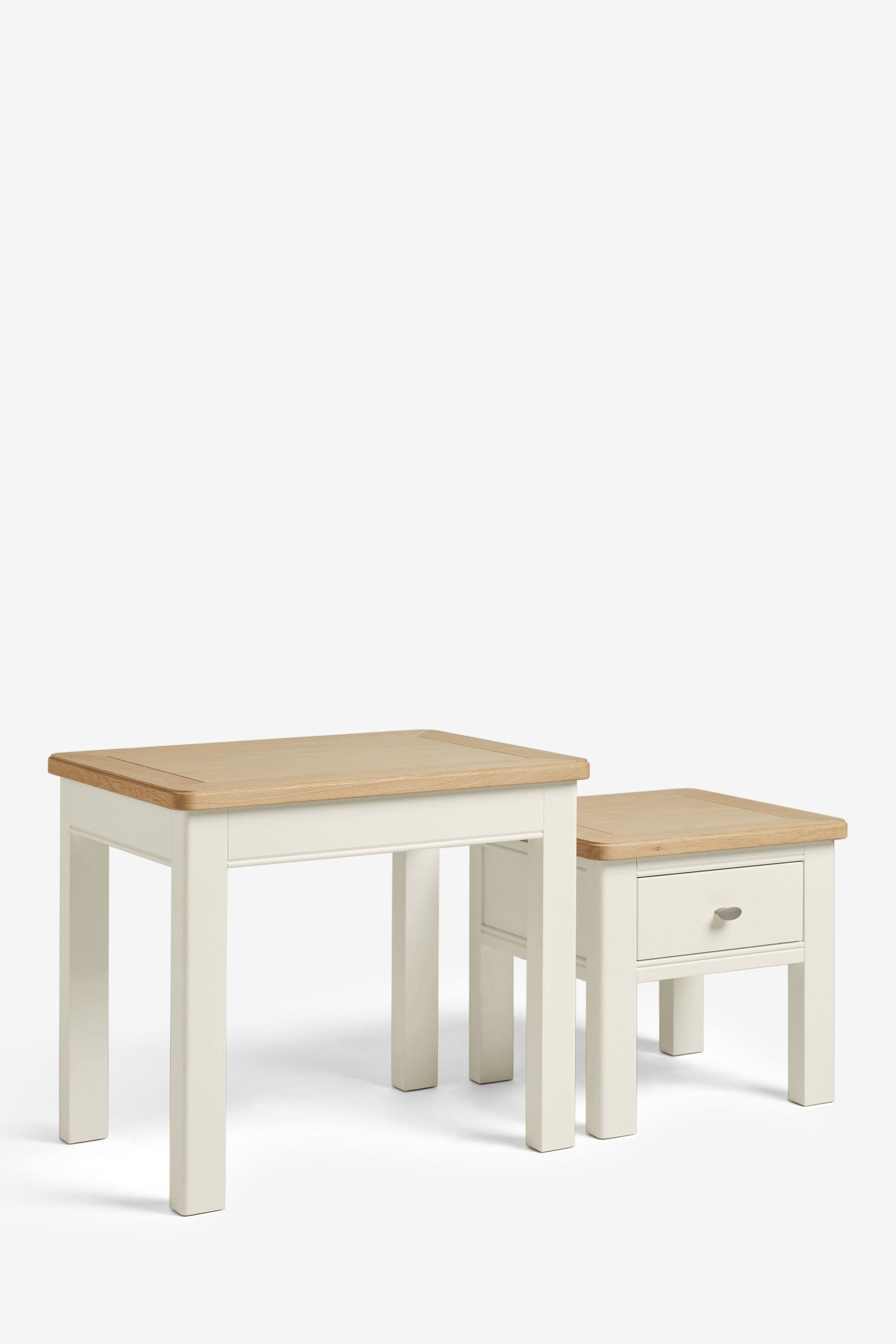 Next white nest of tables store