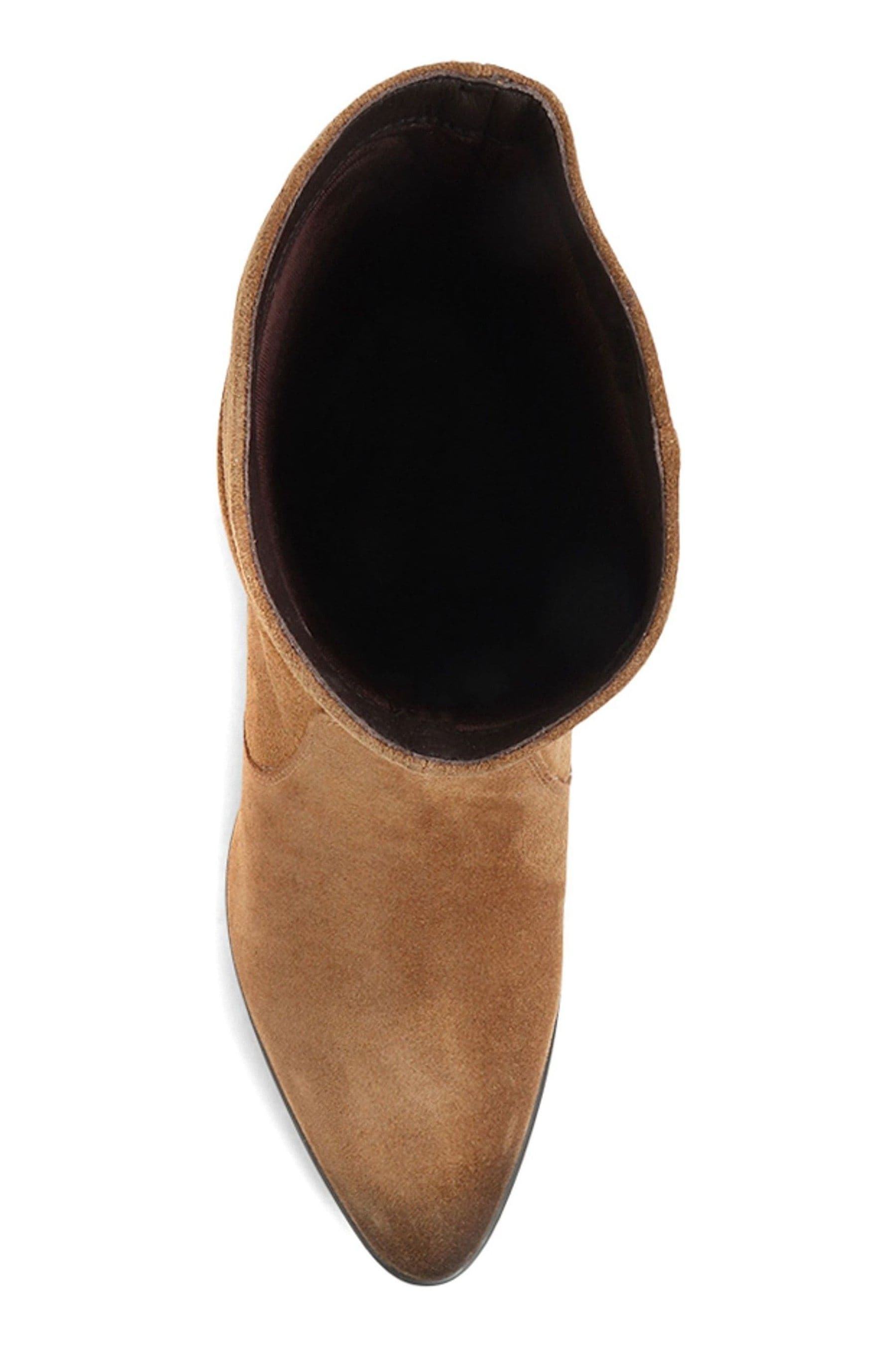 Buy Jones Bootmaker Women s Tan Cloe Leather Suede Slouch Boots