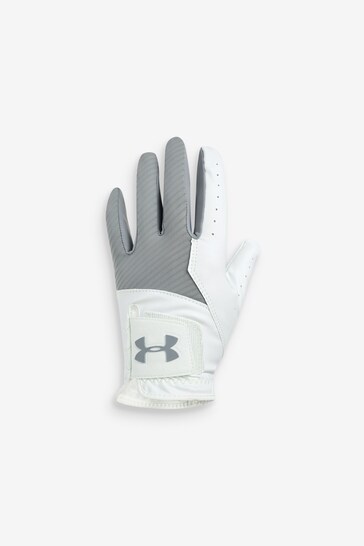 Under Armour Grey/White Golf Mdeal Gloves