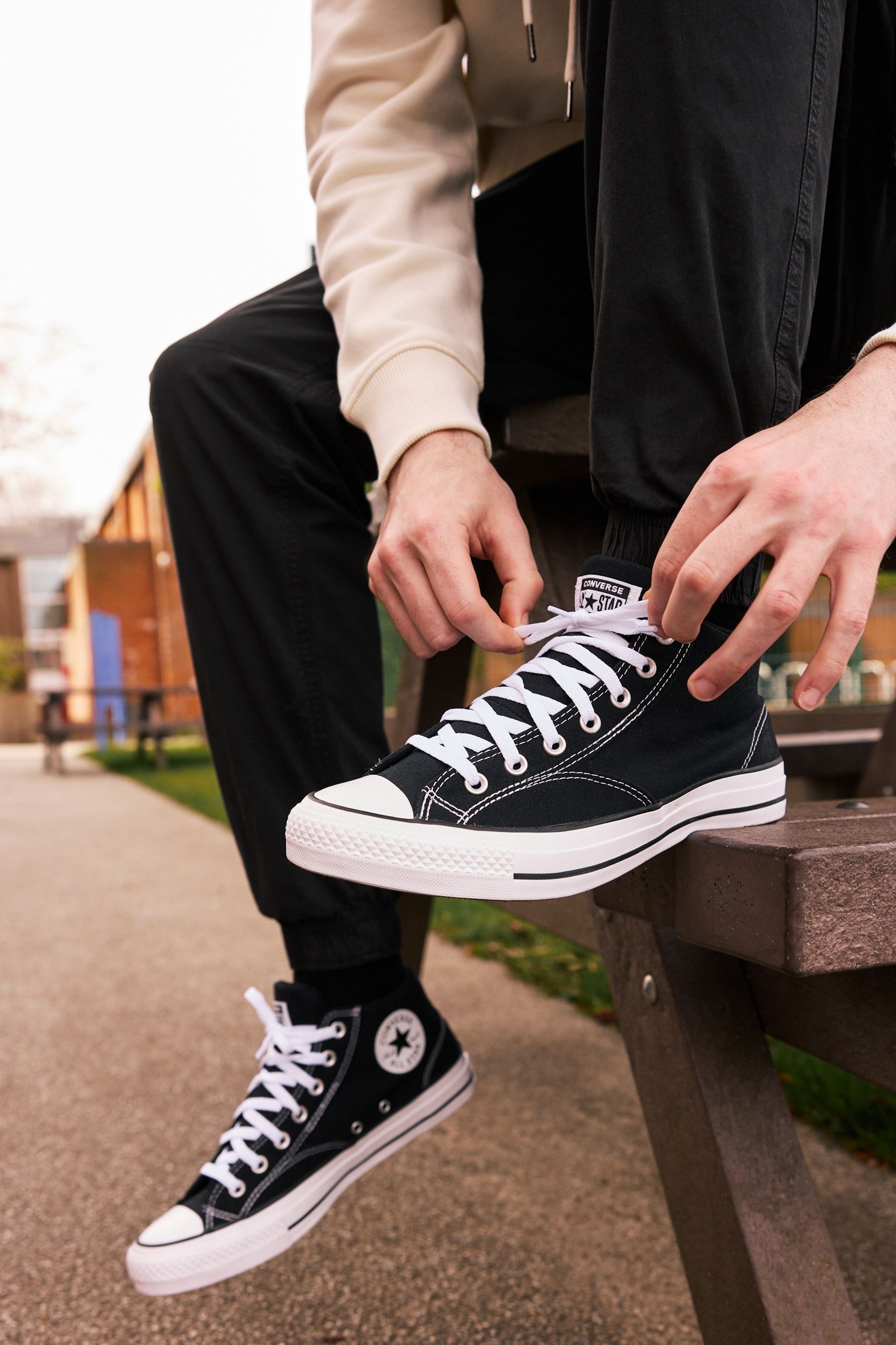 Converse Black Chuck Malden Street Trainers