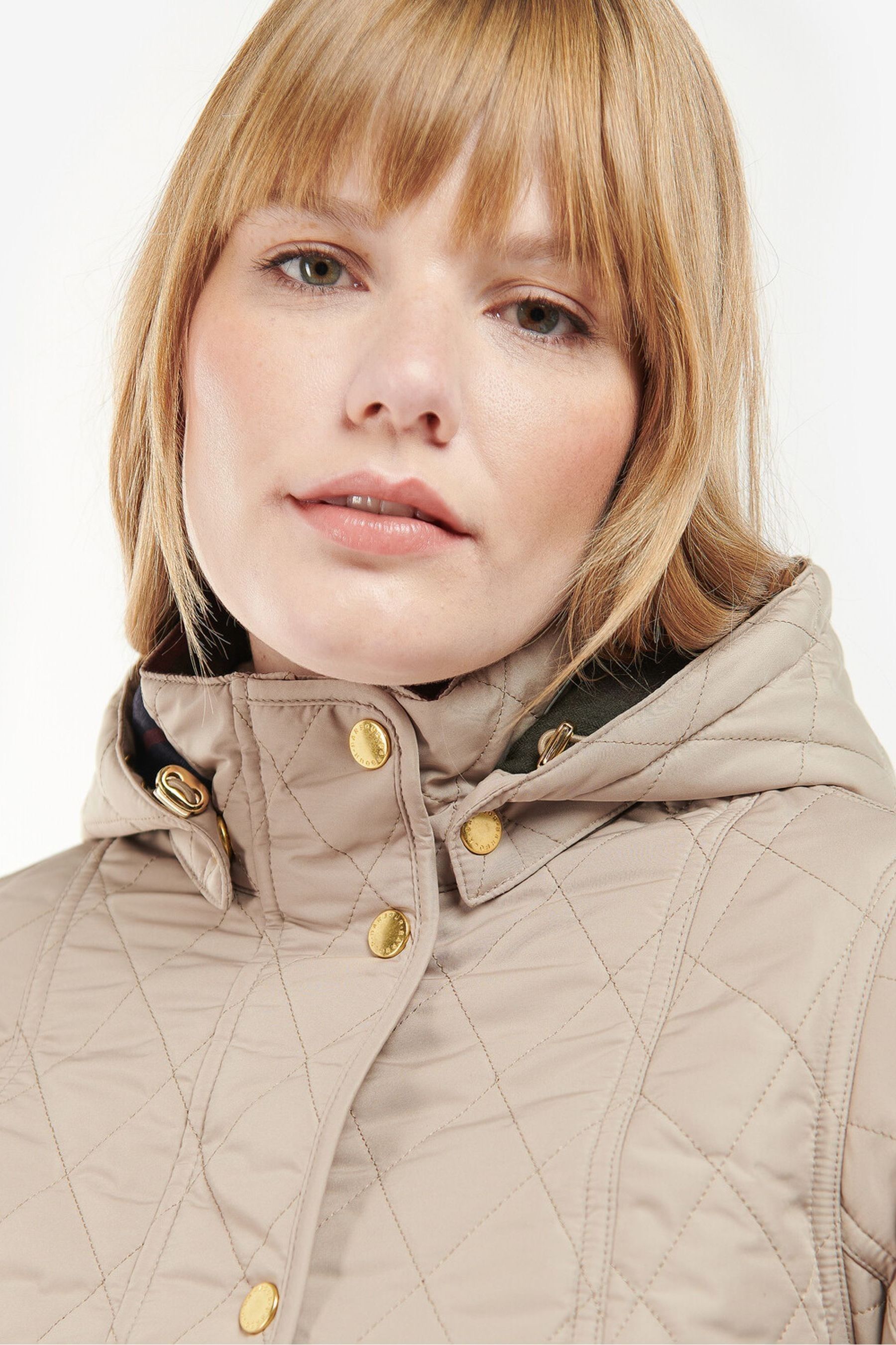 Barbour millfire quilted jacket cheap