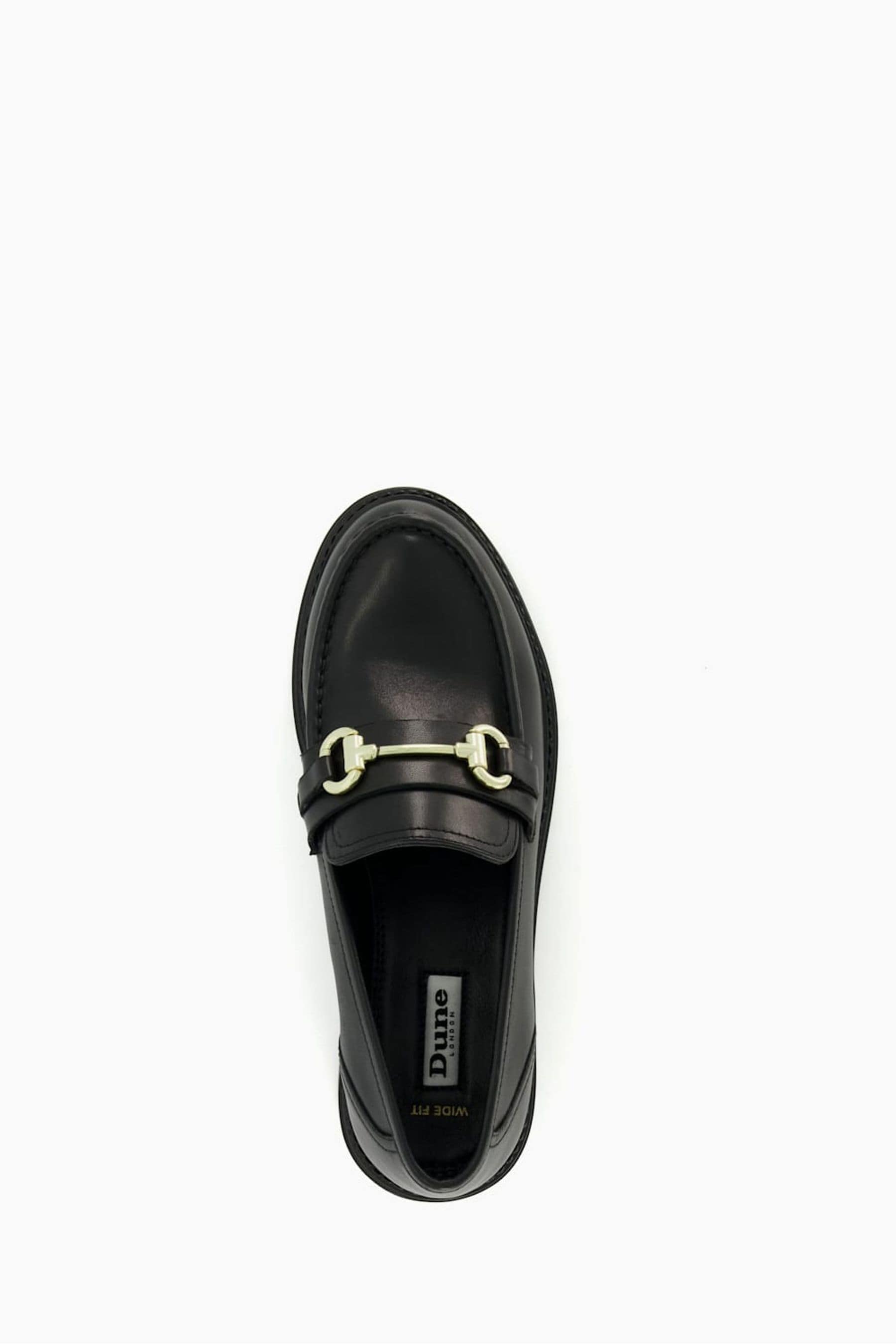 Buy Dune London Wide Fit Gallagher Chunky Snaffle Trim Black