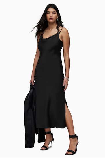 AllSaints Black Hadley Dress