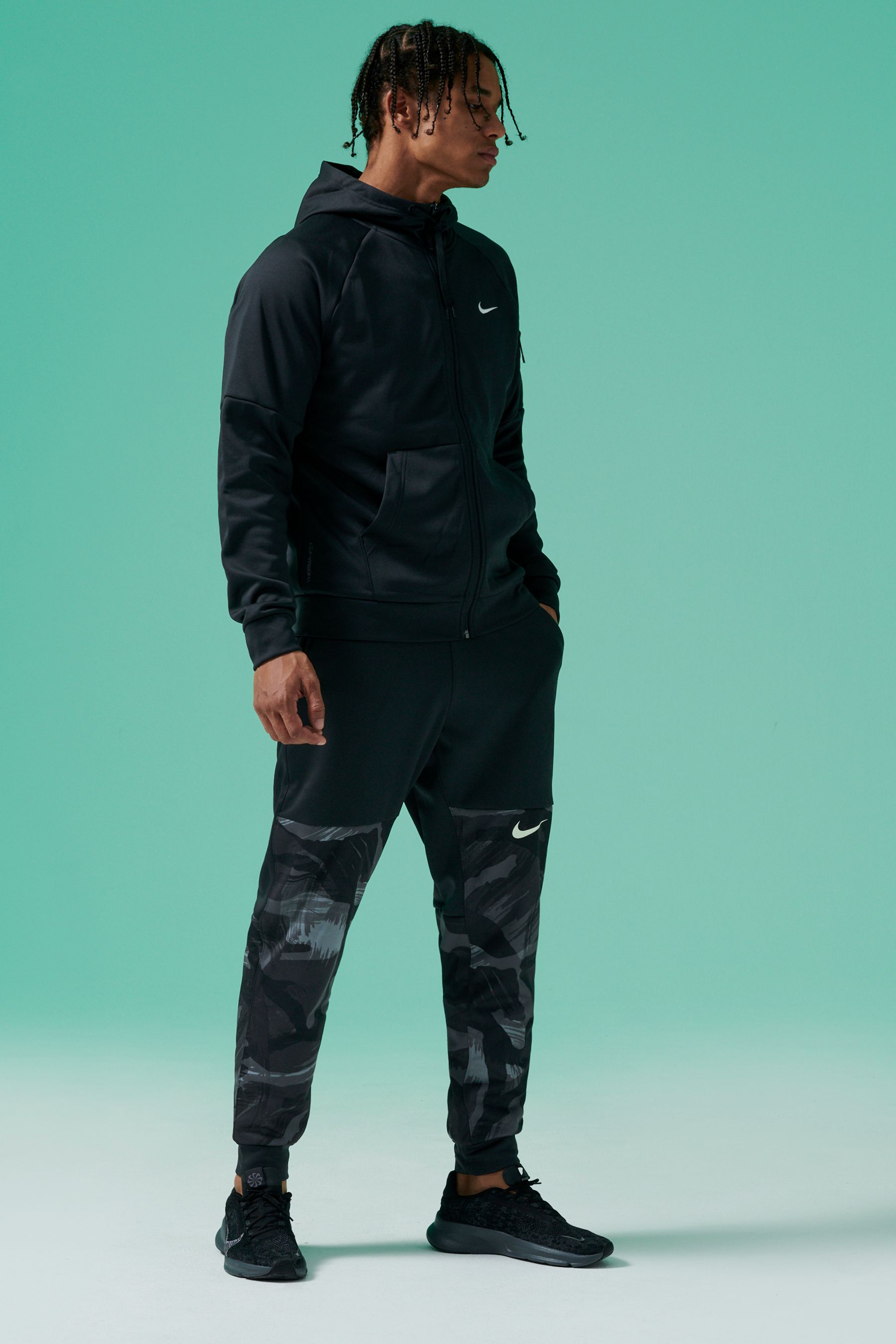 Buy Nike Black Therma FIT Full Zip Training Hoodie from the Next