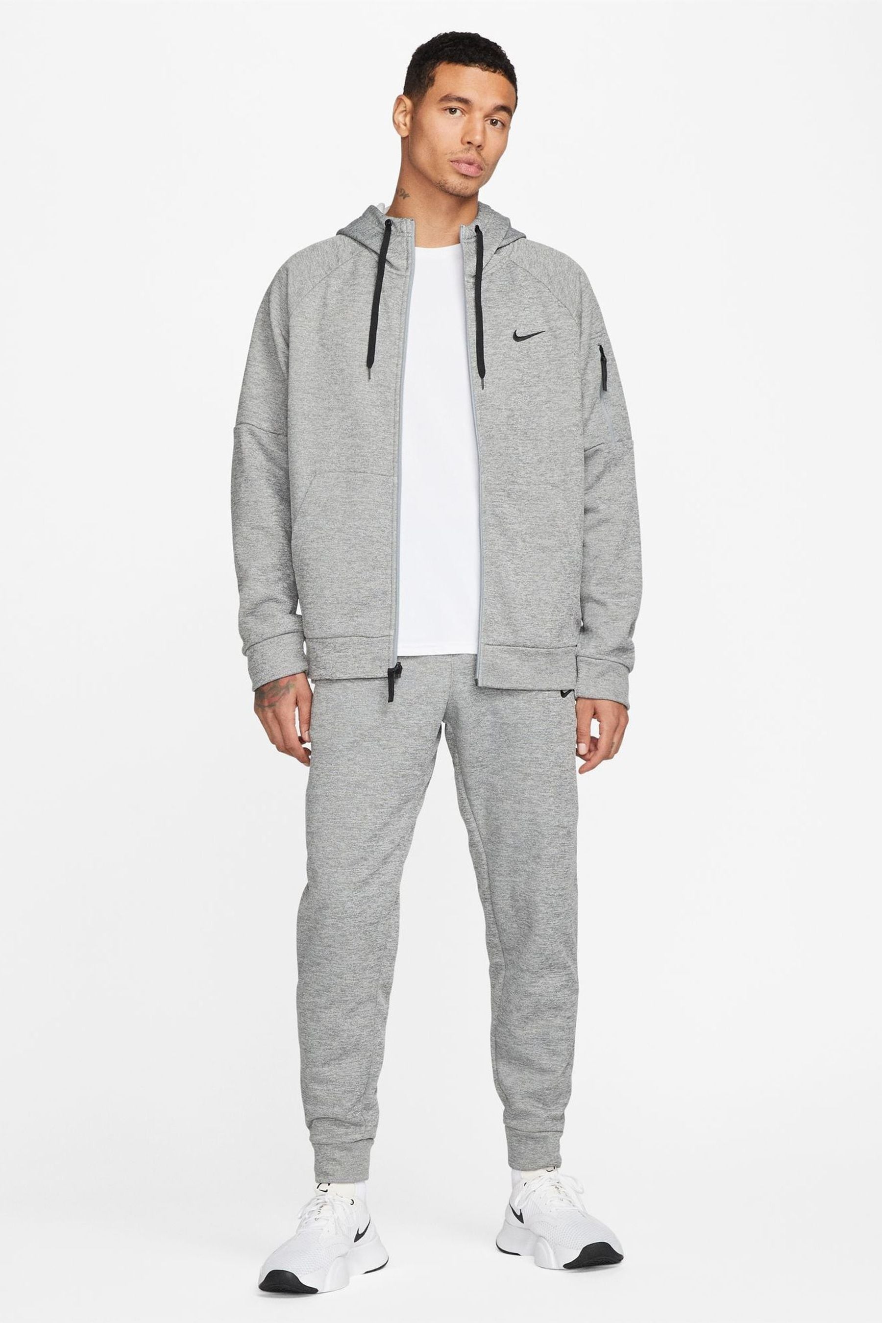 Men's therma training clearance full zip hoodie