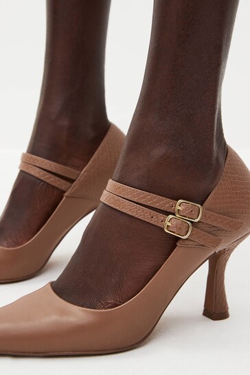 Camel Forever Comfort® Point Toe Mary Jane Heel Shoes