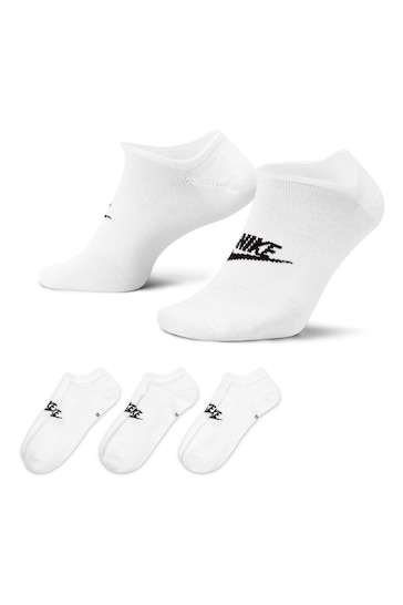 Nike White Everyday Essential Ankle Socks 3 Pack