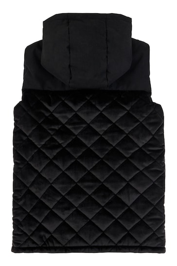 Juicy Couture Quilted Black Gilet