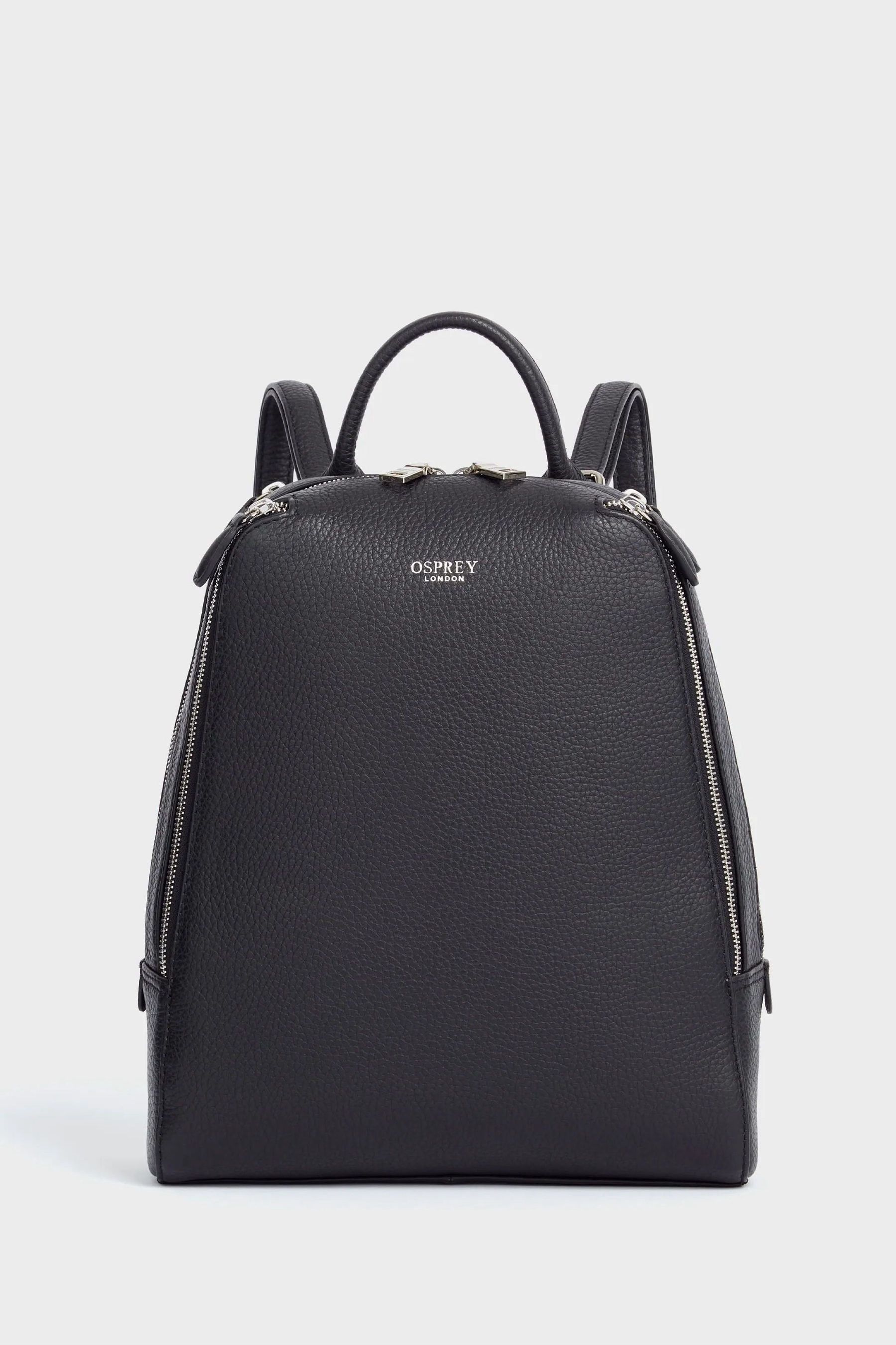 Osprey black leather backpack hotsell