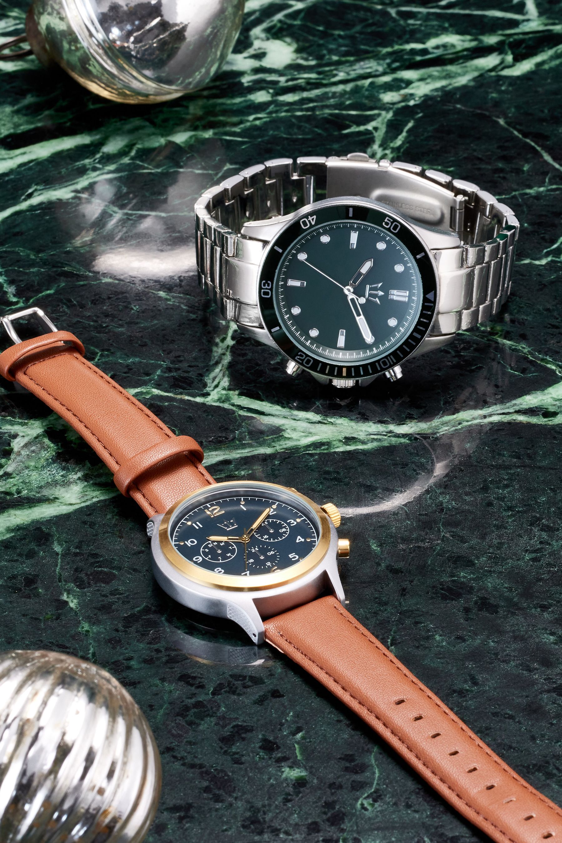 Silver Tone Metal Bracelet Watch