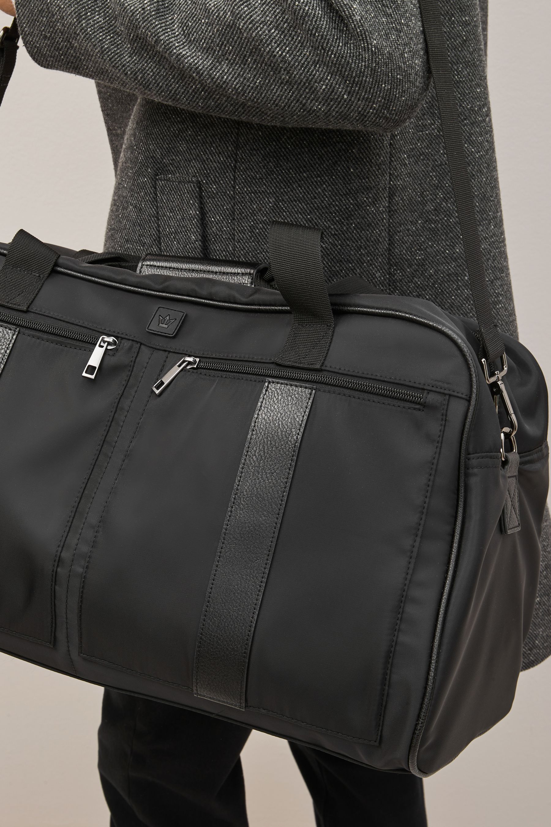 Nylon holdall bag store
