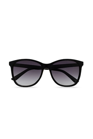 Ted Baker Black Amie Sunglasses With Ted Floral Printed Temples