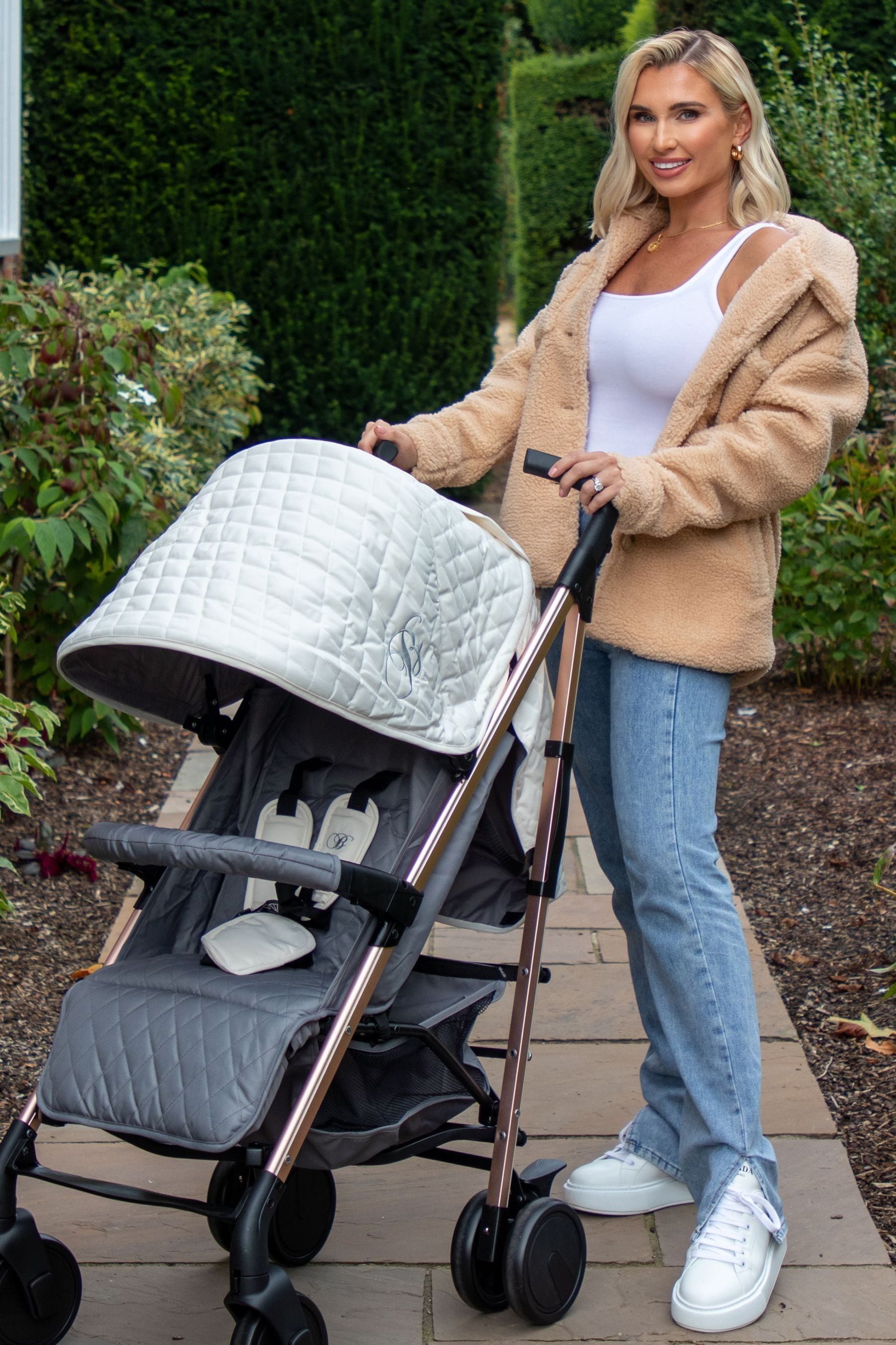 Buy My Babiie Champagne Gold Billie Faiers MB51 Quilted Stroller from the Next UK online shop