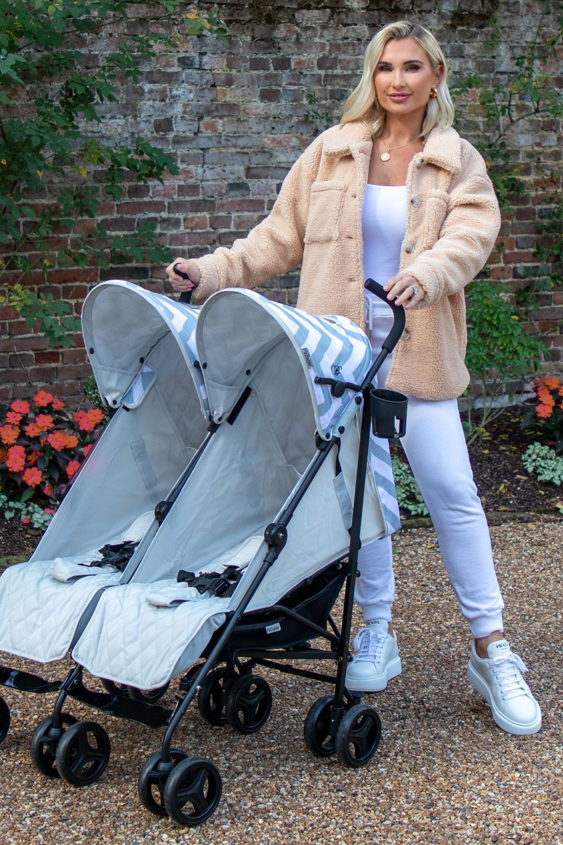 Billie faiers double pushchair sales